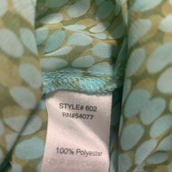 CAbi sheer floral tunic, size M - Picture 5 of 7